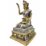 泰国铜像 双色招财女神 nang kwak神像 8 inch 南刮 招财 泰国纯铜  💯Thai amulet💯 - Image 4