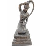 大地女神Phra Mae Throrani （高24cm） 铜像  Phra Mae Thorani Bucha大地女神金身 泰国铜