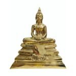 泰国佛像 Phra Sothon 铜制佛祖像 （7寸脚供奉型）招财 ｜ 辟邪 ｜ 保平安 ｜ Wat Sothon Wararam 索通佛 索通 Phra Sothorn Bucha 铜像