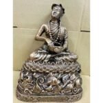 Phra Upakut 供奉金身Phra Bucha Phra Maha Upakut 水财神乌巴库 8寸  100% 纯列南皮 （lek Nam phi）铁矿石铸造