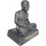 泰国Wat Chang Hai 原庙恭请  车神龙婆托 lp Thuad [ 11.5 cm Height ]（3寸脚） Copper Thai 纯铜 龙婆托 lp Thuad   泰国纯铜 - Image 3