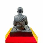 泰国Wat Chang Hai 原庙恭请  车神龙婆托 lp Thuad [ 11.5 cm Height ]（3寸脚） Copper Thai 纯铜 龙婆托 lp Thuad   泰国纯铜 - Image 6