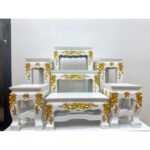 泰国神像实木白色祭坛桌 手工雕刻拜神桌 供神桌 神台Tokh Mhu Tempat Sembahyang Altar Table praying cupboard - Image 6