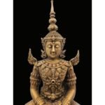 Phra Kaew玉佛 铜像玉佛 泰国铜像Phra Kaew 高13寸