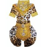 泰国 虎皮衣服 灵童衣服 供奉神像衣服 还愿供品 Thailand Tiger Skin Outfit – Offering Clothes for Kuman Thong / Deity Statue / Spirit Doll