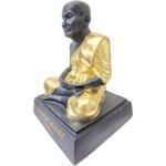 Wat Chang Hai 原庙恭请 金箔版龙婆托 lp Thuad [ 20cm Height ] 5寸脚 Copper Thai 纯铜 龙婆托 lp Thuad   泰国纯铜 - Image 3