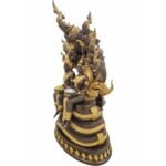 Naga Phayanak 9 Headed Dragon Statue Pu Sri Sutho & Mae Ya Sri Pathumma（king & queen naga） 100% 正品 Namphi 铁矿石铸造 - Image 2
