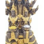 Naga Phayanak 9 Headed Dragon Statue Pu Sri Sutho & Mae Ya Sri Pathumma（king & queen naga） 100% 正品 Namphi 铁矿石铸造 - Image 3