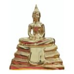 泰国佛像 Phra Sothon 铜制佛祖像 （5寸脚供奉型）招财 ｜ 辟邪 ｜ 保平安 ｜ Wat Sothon Wararam 索通佛 索通 Phra Sothorn Bucha 铜像