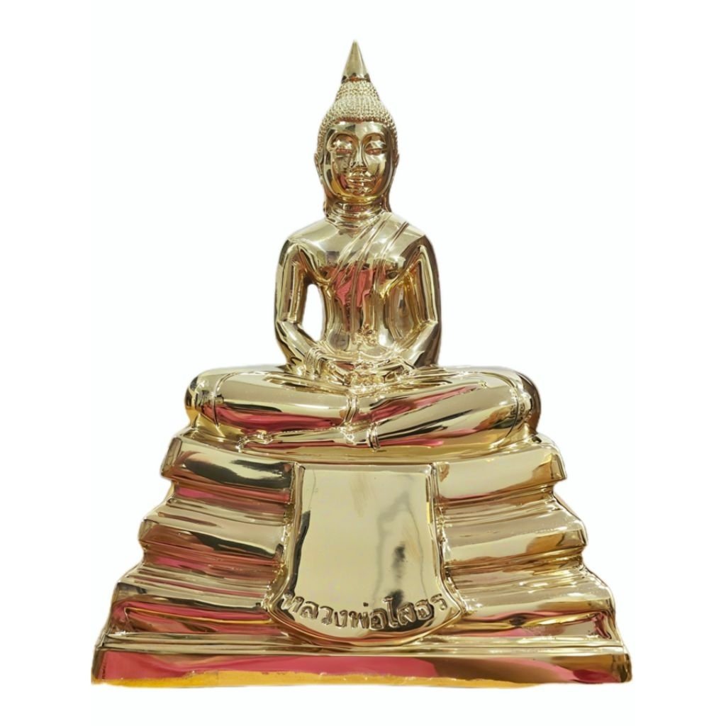 6a4ce6f68ecf1_1783424758.jpg 泰国佛像 Phra Sothon 铜制佛祖像 (5寸脚供奉型)招财 | 辟邪 | 保平安 | Wat Sothon Wararam 索通佛 索通 Phra Sothorn Bucha 铜像 - Image 1