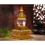 【现货】金色水晶舍利塔  Crystal   Stupa Pagoda - Image 5