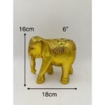 泰国（实木）金雕大象  四面佛金大象 供品/泰國木雕大象 (许愿/还原)吉祥象 还愿象 风水象 招财象 神龛象 装饰象 Thailand Elephant  யானை - Image 6
