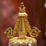 【现货】金色水晶舍利塔  Crystal   Stupa Pagoda - Image 6