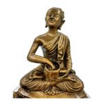 Phra Upakut 供奉金身Phra Bucha Phra Maha Upakut 水财神乌巴库   100% 纯列南皮 （lek Nam phi）铁矿石铸造 - Image 4