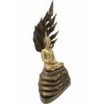 phra nak prok  九龙佛 佛祖 9 Buddha Naga（7寸膝长） 铜像 泰国铜  泰国佛 Thailand amulet copper - Image 3