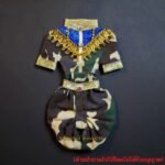 泰国还愿军装套装 古曼童衣服 爱凯衣服 还愿衣，项链，鞋子  古曼丽 古曼童 爱凯衣 供品套装 军用服装(D) - Image 4