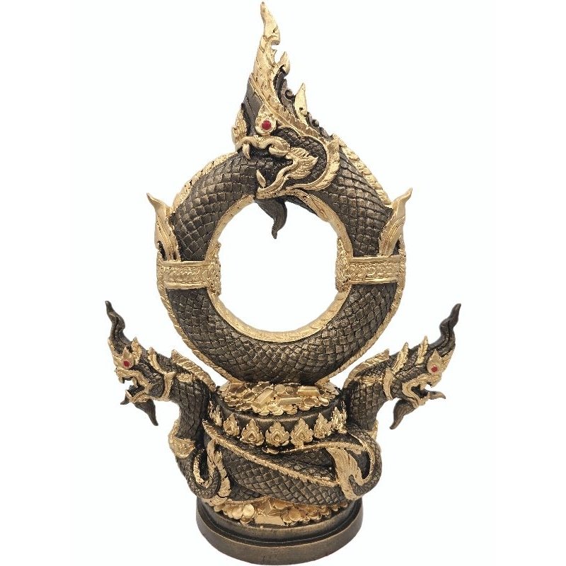 6a4ce84b2d563_1783425099.jpg 水龙神 帕雅纳 phaya nak 100% 正品 Namphi 铁矿石铸造 - Image 1
