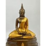 Phra Sothorn 索通佛 索通 供奉型 5寸脚 Phra Sothorn Bucha 100% 纯列南皮 （lek Nam phi）铁矿石铸造 - Image 3