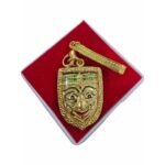 Na Thong 金脸佛牌 背面西瓦里尊者  Wat Maisupradittharam 泰国佛牌 招财 人缘 贵人运 - Image 2