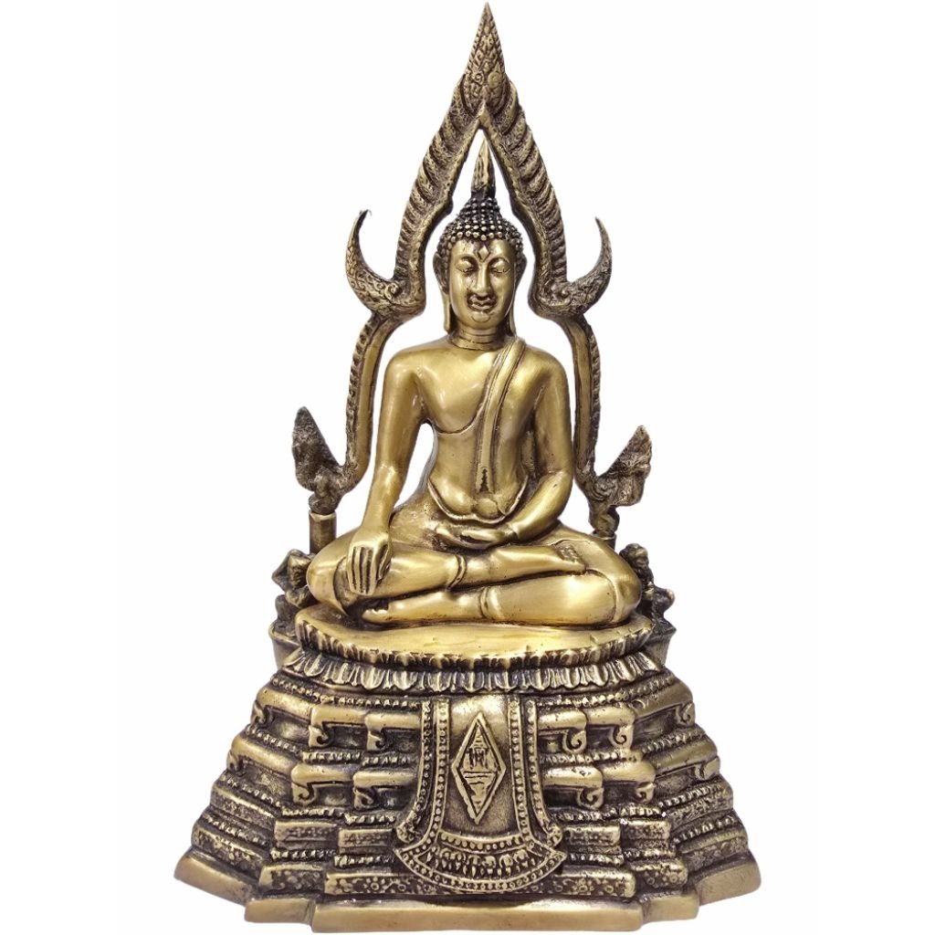 6a4ce902b5f87_1783425282.jpg 🔥铜像 金娜啦佛祖 Phra Phuttha Chinnaraj Bucha(5寸膝长) 成 功 佛 铜像 - Image 1