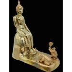 🌟 生日佛  🌟星期佛 「生日佛」（星期佛）泰国佛 Thailand amulet  铜像 膝盖5寸铜像 - Image 5