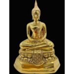🌟 生日佛  🌟星期佛 「生日佛」（星期佛）泰国佛 Thailand amulet  铜像 膝盖5寸铜像 - Image 9