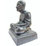 Wat Chang Hai 原庙恭请 龙婆托 lp Thuad [ 16cm Height ] 4寸脚 Copper Thai 纯铜 龙婆托 lp Thuad   泰国纯铜 - Image 3