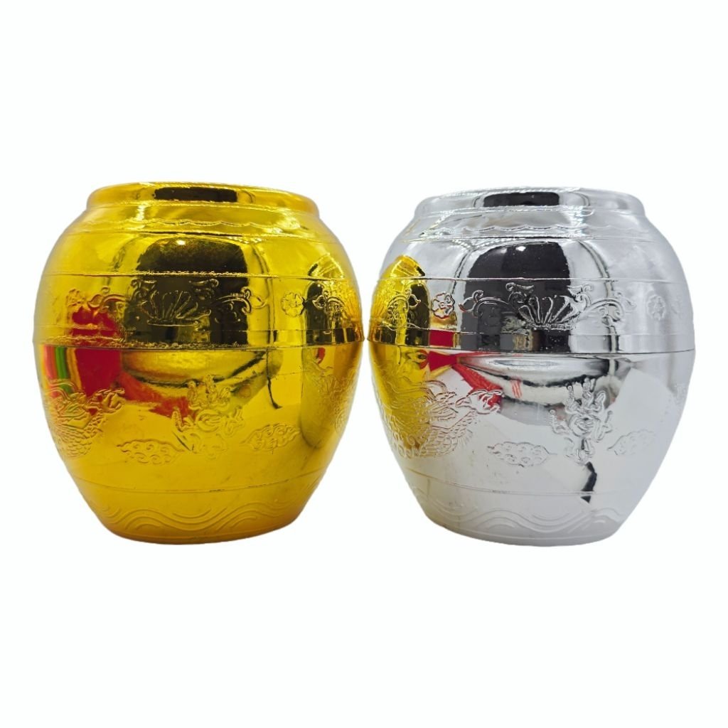 6a4ce9d4b296f_1783425492.jpg 金银杯 金银缸 泰国塑料杯 gold/ silver - Image 1