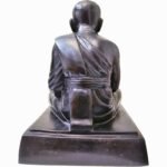 Wat Chang Hai 原庙恭请 龙婆托 lp Thuad [ 20cm Height ] 5寸脚 Copper Thai 纯铜 龙婆托 lp Thuad   泰国纯铜 - Image 3
