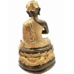 Phra Upakut 供奉金身Phra Bucha Phra Maha Upakut 水财神乌巴库   100% 纯列南皮 （lek Nam phi）铁矿石铸造 - Image 2