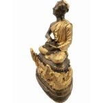 Phra Upakut 供奉金身Phra Bucha Phra Maha Upakut 水财神乌巴库   100% 纯列南皮 （lek Nam phi）铁矿石铸造 - Image 3