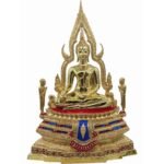 🔥金娜啦佛祖 Phra Phuttha Chinnaraj Bucha  7寸脚金身 铜像 Wat Yai 正庙 恭请 成功佛  wat yai phitsanulok - Image 2
