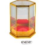 Ready stock 现货 泰国佛牌金身佛像六角盒精美底座 Amulets 六角盒佛牌佛像架