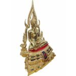 🔥金娜啦佛祖 Phra Phuttha Chinnaraj Bucha  5.9寸脚金身特别版  铜像 Wat Yai 正庙 恭请 成功佛  wat yai phitsanulok - Image 2