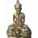 火眼鲁士金身铜像lersi tafai bucha  泰国鲁士lersi 24cm 高  祖师爷鲁士铜像 铜像 - Image 4