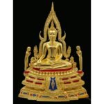 🔥金娜啦佛祖 金箔款 Phra Phuttha Chinnaraj Bucha  5.9寸脚金身 金箔款 铜像 Wat Yai 正庙 恭请 成功佛  wat yai phitsanulok