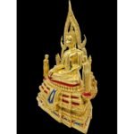 🔥金娜啦佛祖 金箔款 Phra Phuttha Chinnaraj Bucha  5.9寸脚金身 金箔款 铜像 Wat Yai 正庙 恭请 成功佛  wat yai phitsanulok - Image 2