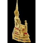 🔥金娜啦佛祖 金箔款 Phra Phuttha Chinnaraj Bucha  5.9寸脚金身 金箔款 铜像 Wat Yai 正庙 恭请 成功佛  wat yai phitsanulok - Image 5