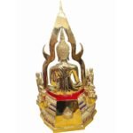 🔥金娜啦佛祖 Phra Phuttha Chinnaraj Bucha  7寸脚金箔粘贴金身 金箔粘贴铜像 Wat Yai 正庙 恭请 成功佛  wat yai phitsanulok - Image 6
