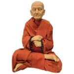 阿赞多金身蜡像 （8寸高）  Phra Somdej Achan Toh Bucha statue 供奉型 蜡像