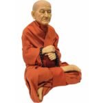 阿赞多金身蜡像 （8寸高）  Phra Somdej Achan Toh Bucha statue 供奉型 蜡像 - Image 3