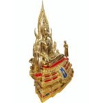 🔥金娜啦佛祖 Phra Phuttha Chinnaraj Bucha  5.9寸脚金身 铜像 Wat Yai 正庙 恭请 成功佛  wat yai phitsanulok - Image 3
