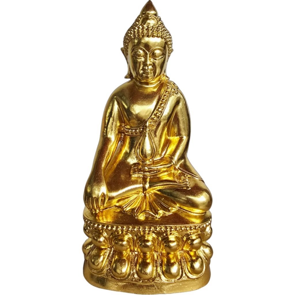 6a4cec3b64ec3_1783426107.jpg 金箔款 药师佛 Wat Nong Phong Nok 恭请 药师佛 Phra Kring 药师佛 药师佛内有珠子和Takrut 铜像 健康平安 招财避险 - Image 1