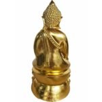 金箔款 药师佛 Wat Nong Phong Nok 恭请 药师佛 Phra Kring 药师佛  药师佛内有珠子和Takrut 铜像 健康平安 招财避险 - Image 2
