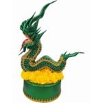 现货泰国供奉接神塔  Bai Sri 水龙 青色花 （1个）Pan Bai Sri Phaya Nak - Image 2