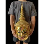 Gold Face Buddha Head 金面佛 灌顶头 法顶  灌顶头