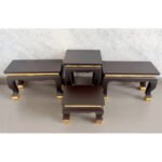 泰国供奉桌 神台供奉架 黑色金箔供桌 Tokh Mhu Tempat Sembahyang Altar Cabinet  Furniture - Image 2